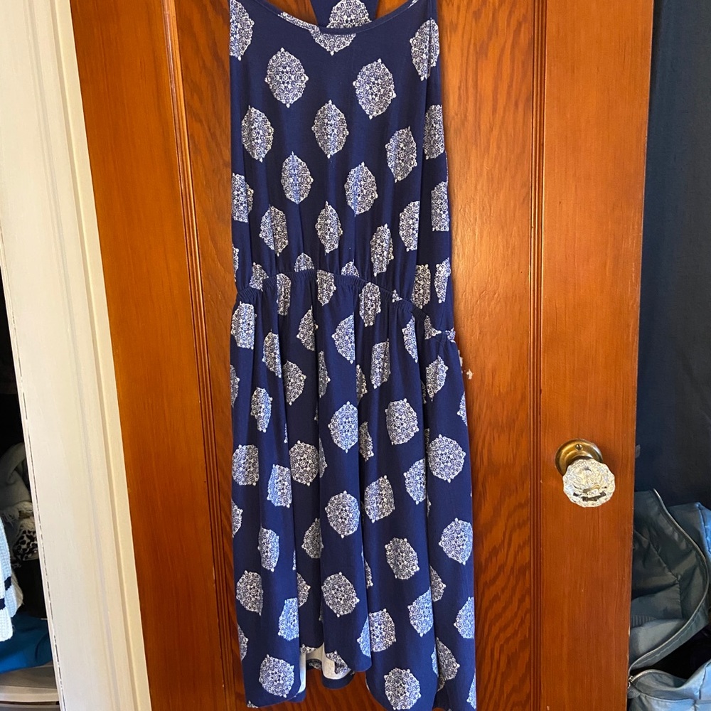 Blue dress